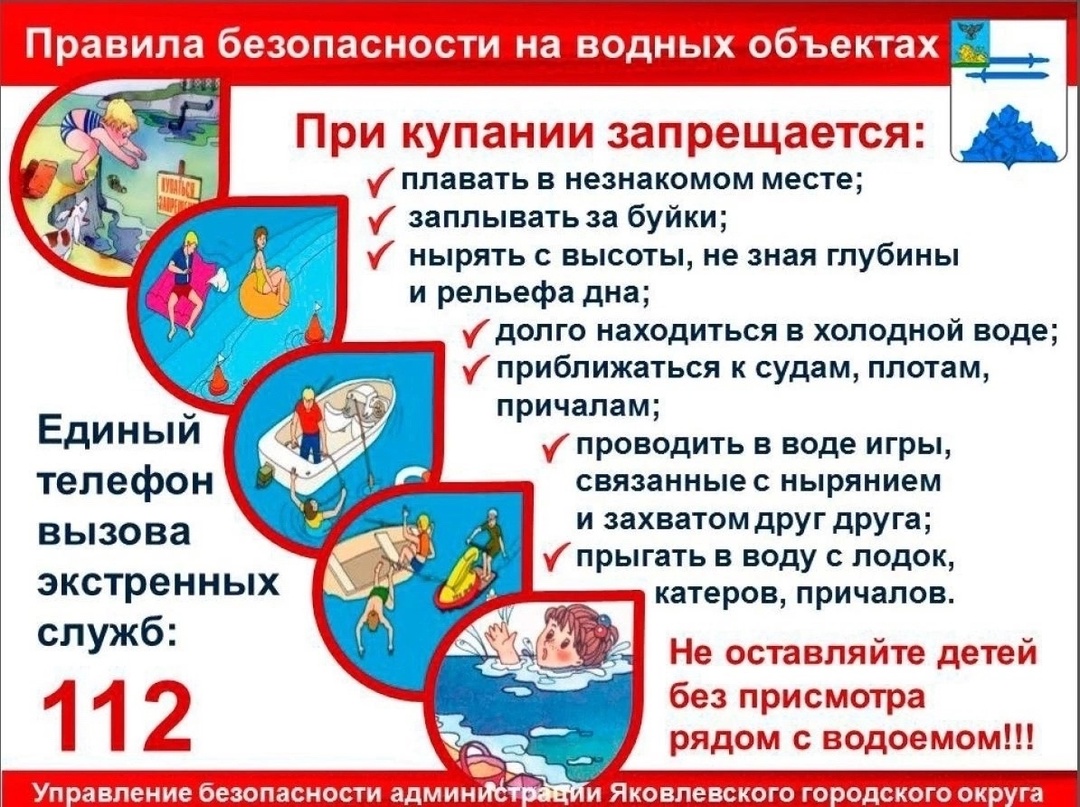 Напоминаем всем правила безопасного поведения на воде в летний период.  Будьте внимательны и осторожны!.