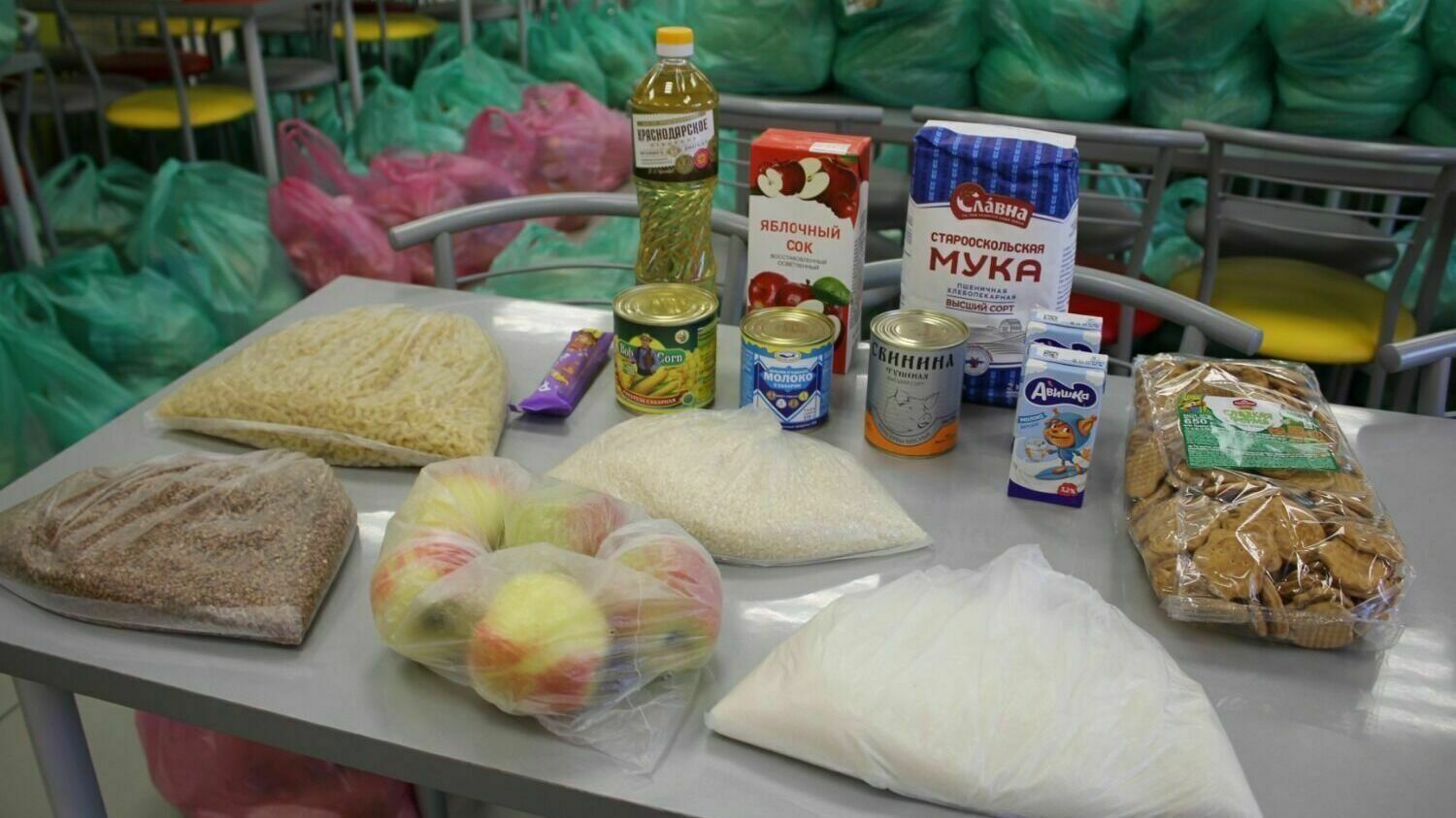 Списки продуктового набора (сухого пайка).