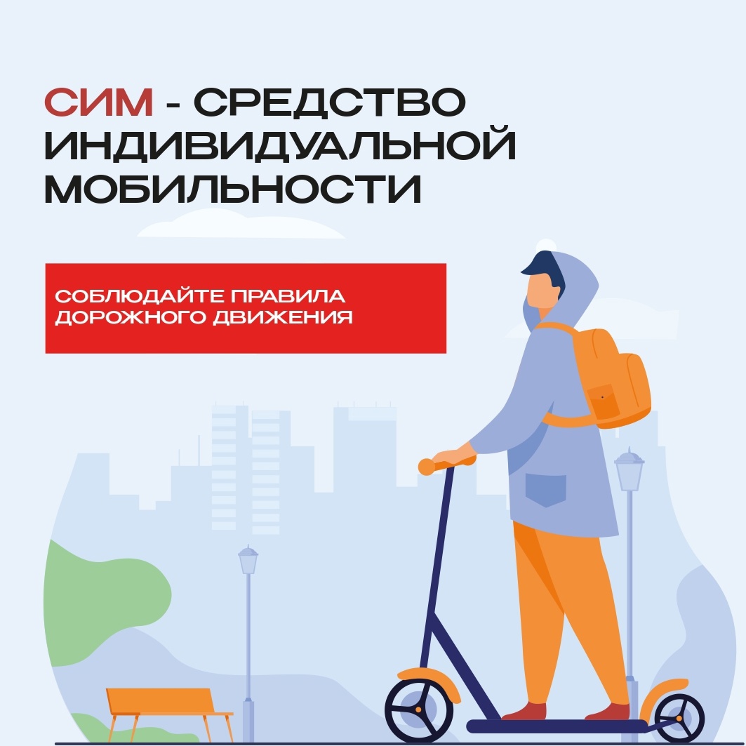 С приходом тёплой погоды улицы населенных пунктов наполняются новыми видами транспорта — электросамокатами, гироскутерами, сигвеями и другими средствами индивидуальной мобильности (СИМ).