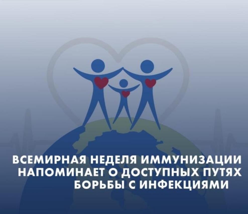 Всемирная неделя иммунизации-2025  с 21 по 27 апреля.