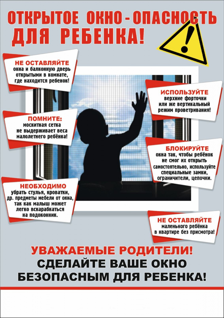 Открытые окна.